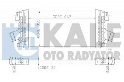 KALE OTO RADYATOR 344900 -  Интеркулер